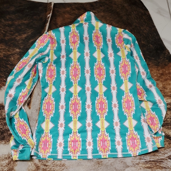 RANCH DRESSN polor Fleece Lined 1/4 Zip Sz Small - Picture 5 of 5